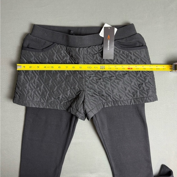 NWT Fleece lined leggings with attached shorts by ProSpecs  Size L - Picture 6 of 10